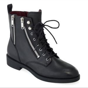 Marc Jacobs Montague Leather Multi Zip Ankle Boots